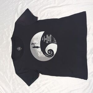 The Nightmare Before Christmas Jack & Sally Short Sleeve Graphic Stretch Tee